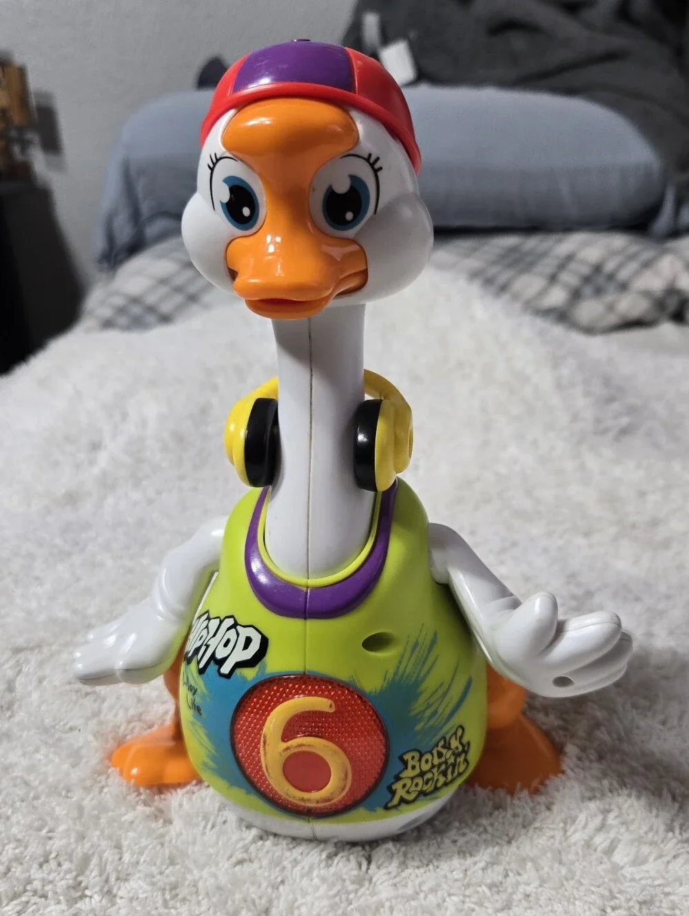 PlayWorld Dancing Hip Hop Goose Development Musical Toy - Green